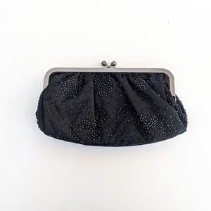 Express Small Black Clutch